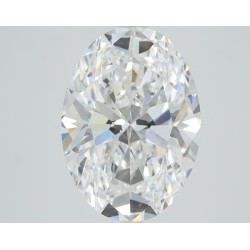 Diament laboratoryjny bezbarwny szlif owalny, 2.77ct, VVS1, D, IGI LG722564697