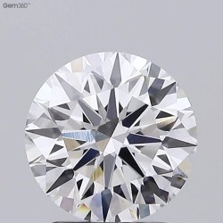 Diament laboratoryjny bezbarwny szlif okrągły, 2.1ct, VVS2, F, IGI LG734513566
