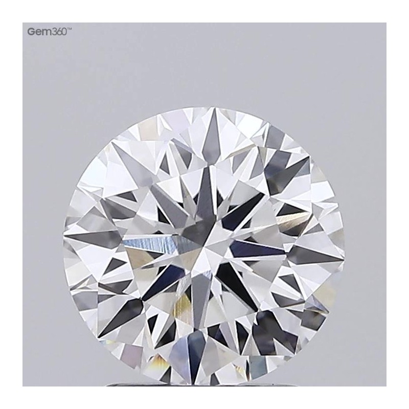 Diament laboratoryjny bezbarwny szlif okrągły, 2.1ct, VVS2, F, IGI LG734513566