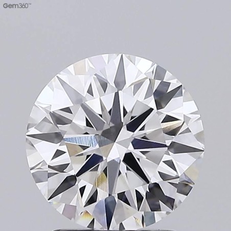 Diament laboratoryjny bezbarwny szlif okrągły, 2.1ct, VVS2, F, IGI LG734513566