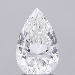 Diament laboratoryjny bezbarwny szlif gruszkowy, 2.23ct, VVS2, F, IGI LG750561745