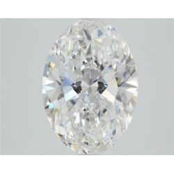Diament laboratoryjny bezbarwny szlif owalny, 1.54ct, VVS2, E, IGI LG721501055