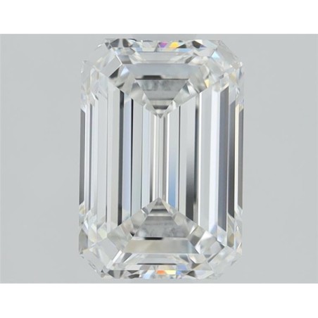 Diament laboratoryjny bezbarwny szlif szmaragdowy, 2.1ct, VVS2, E, IGI LG713525909