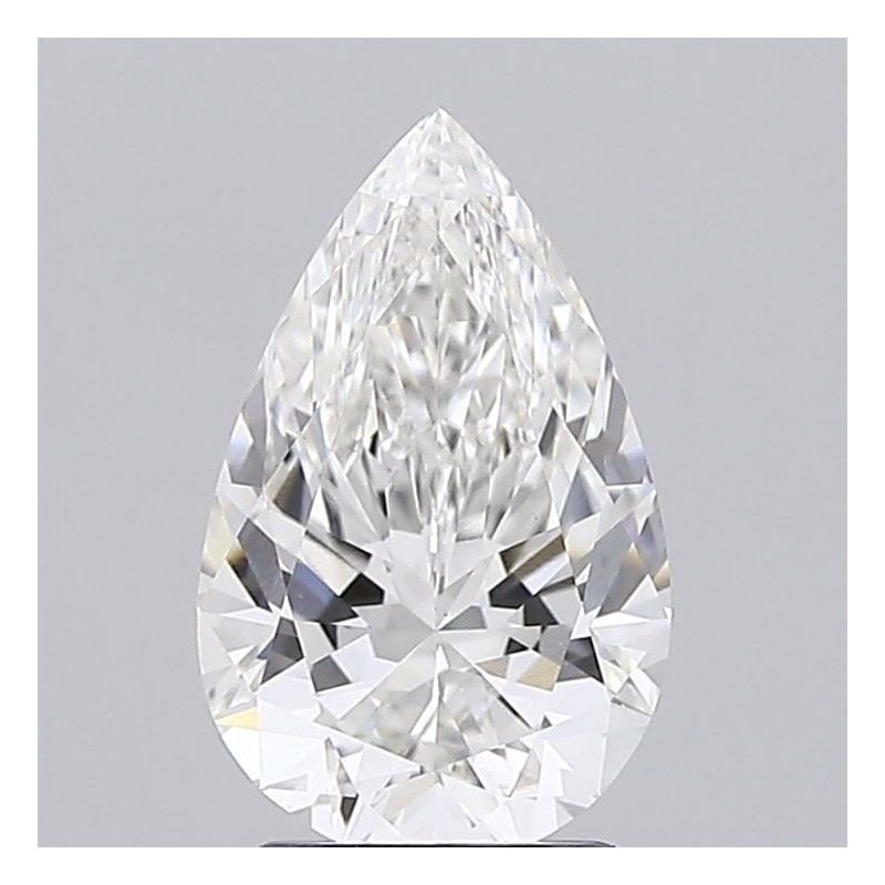 Diament laboratoryjny bezbarwny szlif gruszkowy, 2.09ct, VVS2, F, IGI LG750561741