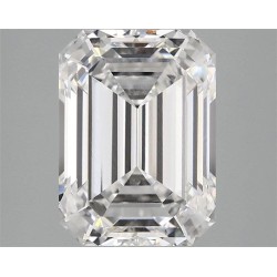 Diament laboratoryjny bezbarwny szlif szmaragdowy, 2.08ct, VVS2, F, IGI LG648445027