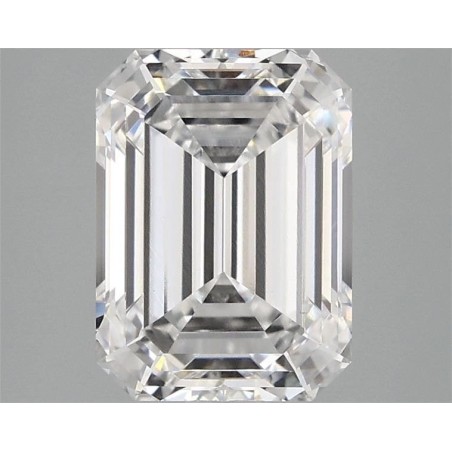 Diament laboratoryjny bezbarwny szlif szmaragdowy, 2.08ct, VVS2, F, IGI LG648445027