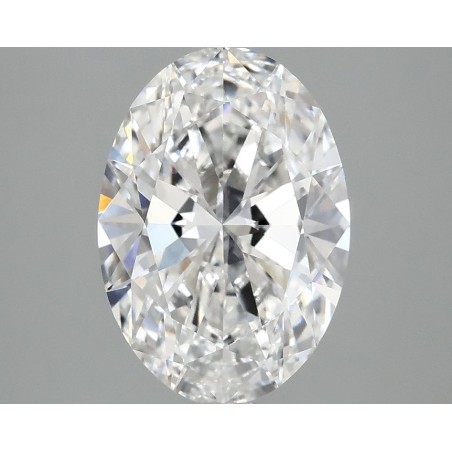 Diament laboratoryjny bezbarwny szlif owalny, 2.57ct, VVS2, D, IGI LG731534835