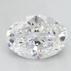 Diament laboratoryjny bezbarwny szlif owalny, 2.04ct, IF, D, IGI LG669422109