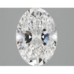 Diament laboratoryjny bezbarwny szlif owalny, 2.56ct, VVS2, D, IGI LG732581108