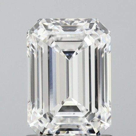 Diament laboratoryjny bezbarwny szlif szmaragdowy, 1.58ct, VVS2, D, IGI LG607335905