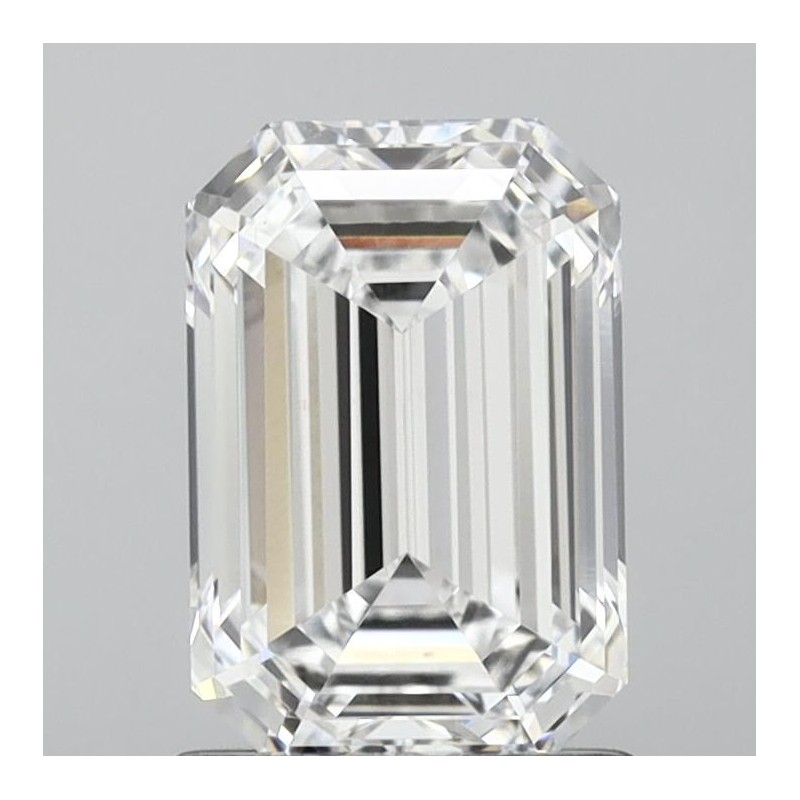 Diament laboratoryjny bezbarwny szlif szmaragdowy, 1.55ct, VVS2, D, IGI LG607335906