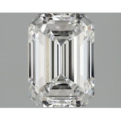 Diament laboratoryjny bezbarwny szlif szmaragdowy, 2.1ct, VVS2, E, IGI LG669410564