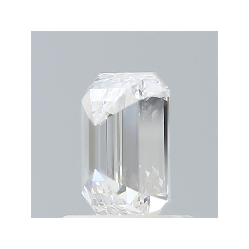 Diament laboratoryjny bezbarwny szlif szmaragdowy, 1ct, VVS2, D, IGI LG581330808