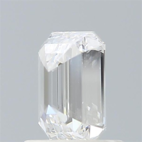 Diament laboratoryjny bezbarwny szlif szmaragdowy, 1ct, VVS2, D, IGI LG581330808