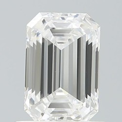 Diament laboratoryjny bezbarwny szlif szmaragdowy, 1.03ct, VVS2, D, IGI LG582370473