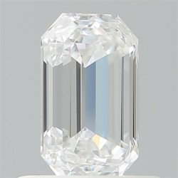 Diament laboratoryjny bezbarwny szlif szmaragdowy, 1.01ct, VVS2, D, IGI LG585396342