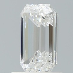 Diament laboratoryjny bezbarwny szlif szmaragdowy, 1.63ct, VVS2, E, IGI LG586382005