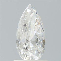 Diament laboratoryjny bezbarwny szlif gruszkowy, 1.61ct, VVS2, F, IGI LG587390647