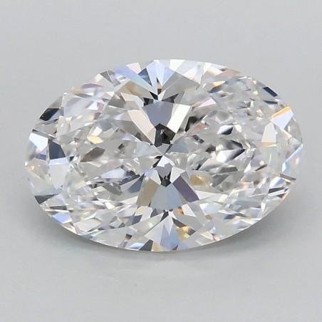 Diament laboratoryjny bezbarwny szlif owalny, 1.5ct, VVS2, D, IGI LG739537678