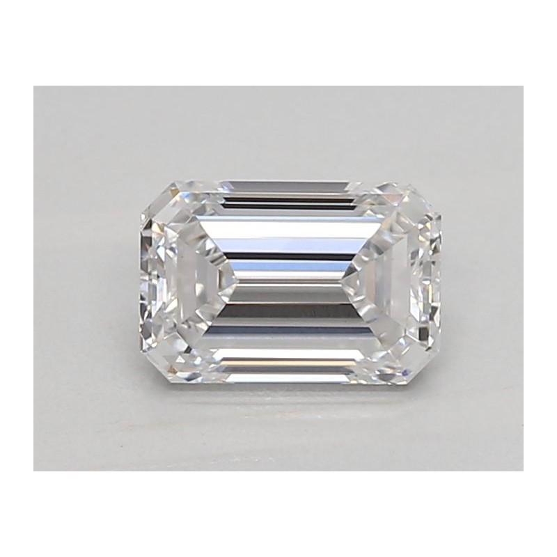 Diament laboratoryjny bezbarwny szlif szmaragdowy, 0.9ct, VVS2, D, IGI LG752502668