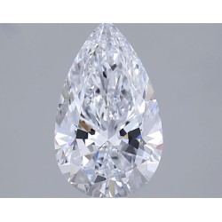 Diament laboratoryjny bezbarwny szlif gruszkowy, 1.24ct, VVS2, E, IGI LG741571907