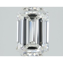 Diament laboratoryjny bezbarwny szlif szmaragdowy, 1.58ct, VVS1, E, IGI LG678598448