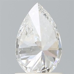 Diament laboratoryjny bezbarwny szlif gruszkowy, 1.08ct, VVS2, F, IGI LG597386705