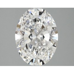 Diament laboratoryjny bezbarwny szlif owalny, 2.1ct, VVS2, D, IGI LG750597786