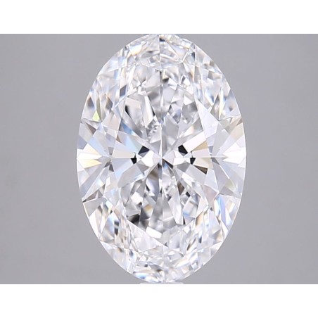 Diament laboratoryjny bezbarwny szlif owalny, 2.5ct, IF, D, IGI LG727505461