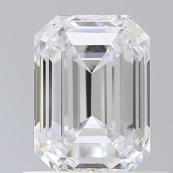 Diament laboratoryjny bezbarwny szlif szmaragdowy, 1ct, VVS2, D, IGI LG497143726