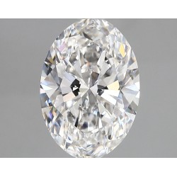 Diament laboratoryjny bezbarwny szlif owalny, 2.52ct, VVS2, E, IGI LG749553438