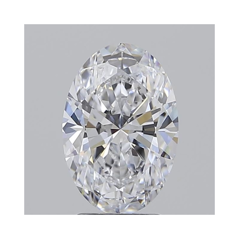 Diament laboratoryjny bezbarwny szlif owalny, 2.58ct, IF, D, IGI LG733575055
