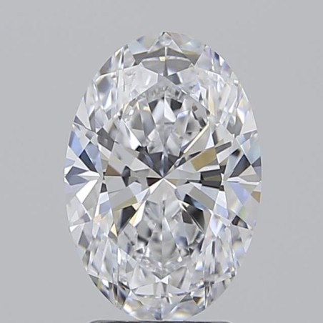 Diament laboratoryjny bezbarwny szlif owalny, 2.58ct, IF, D, IGI LG733575055