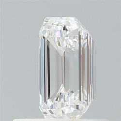 Diament laboratoryjny bezbarwny szlif szmaragdowy, 0.9ct, VVS2, E, IGI LG582371631