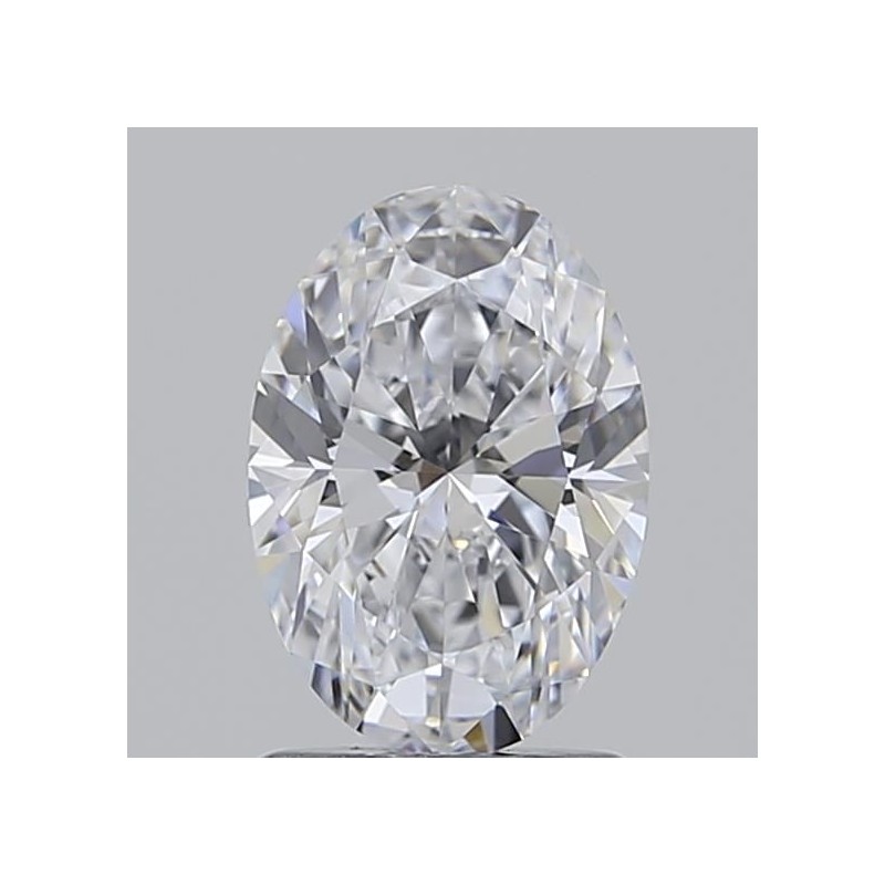 Diament laboratoryjny bezbarwny szlif owalny, 1.29ct, IF, D, IGI LG735516087