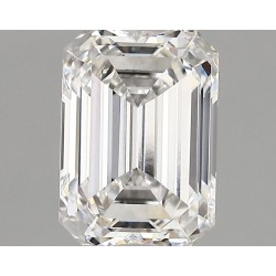 Diament laboratoryjny bezbarwny szlif szmaragdowy, 2.52ct, VVS2, E, IGI LG747554101