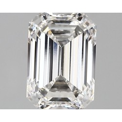 Diament laboratoryjny bezbarwny szlif szmaragdowy, 2.54ct, VVS2, E, IGI LG750519048