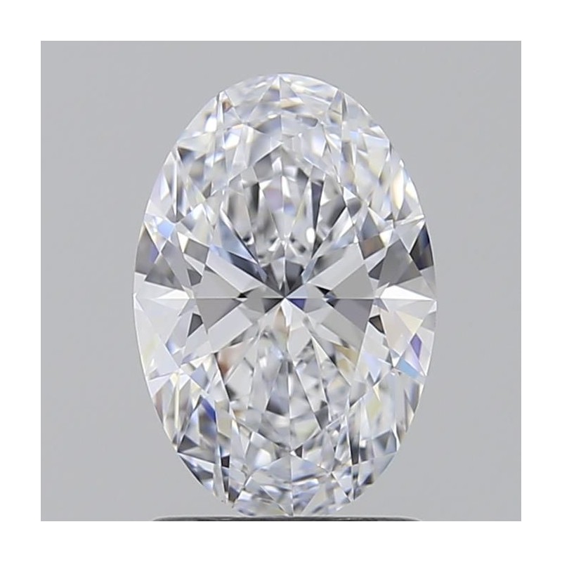 Diament laboratoryjny bezbarwny szlif owalny, 1.27ct, IF, D, IGI LG735593190