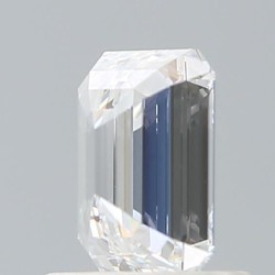 Diament laboratoryjny bezbarwny szlif szmaragdowy, 1ct, VVS2, D, IGI LG591388520