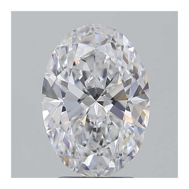 Diament laboratoryjny bezbarwny szlif owalny, 2.53ct, IF, D, IGI LG735568355