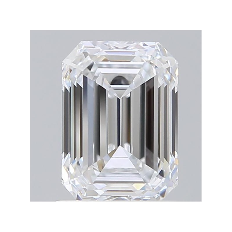 Diament laboratoryjny bezbarwny szlif szmaragdowy, 1.53ct, VVS2, E, IGI LG516276619