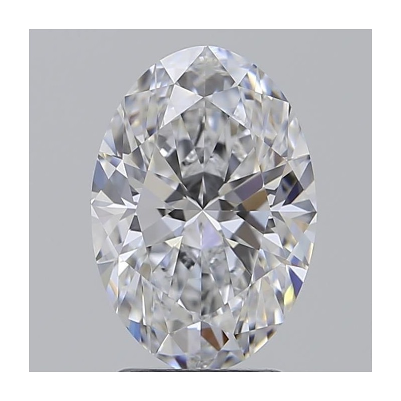Diament laboratoryjny bezbarwny szlif owalny, 2.51ct, IF, D, IGI LG737561658