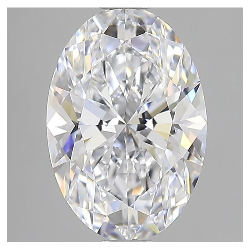 Diament laboratoryjny bezbarwny szlif owalny, 2.07ct, IF, D, IGI LG739562158