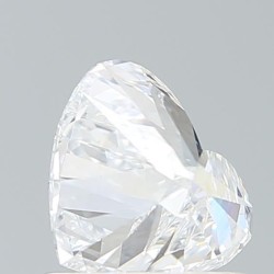 Diament laboratoryjny bezbarwny serce, 1ct, VVS2, F, IGI LG603344557