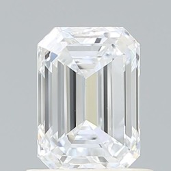 Diament laboratoryjny bezbarwny szlif szmaragdowy, 1.04ct, VVS2, E, IGI LG604382908