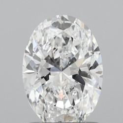 Diament laboratoryjny bezbarwny szlif owalny, 1.1ct, VVS2, D, IGI LG749519421