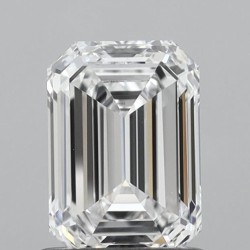 Diament laboratoryjny bezbarwny szlif szmaragdowy, 1ct, VVS1, D, IGI LG749519422