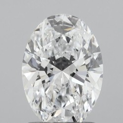 Diament laboratoryjny bezbarwny szlif owalny, 1.21ct, VVS2, D, IGI LG749519412