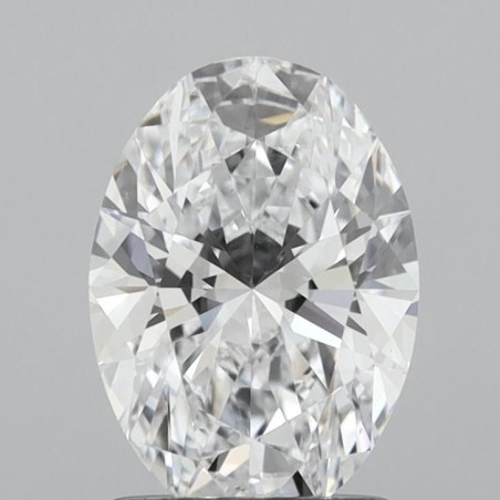 Diament laboratoryjny bezbarwny szlif owalny, 1.21ct, VVS2, D, IGI LG749519412