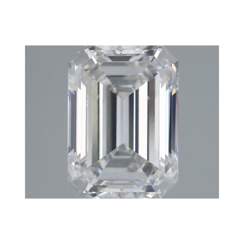 Diament laboratoryjny bezbarwny szlif szmaragdowy, 1.39ct, VVS2, F, IGI LG683540645